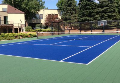 residential tennis court