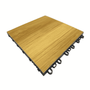 Wood grain indoor sport court tiles